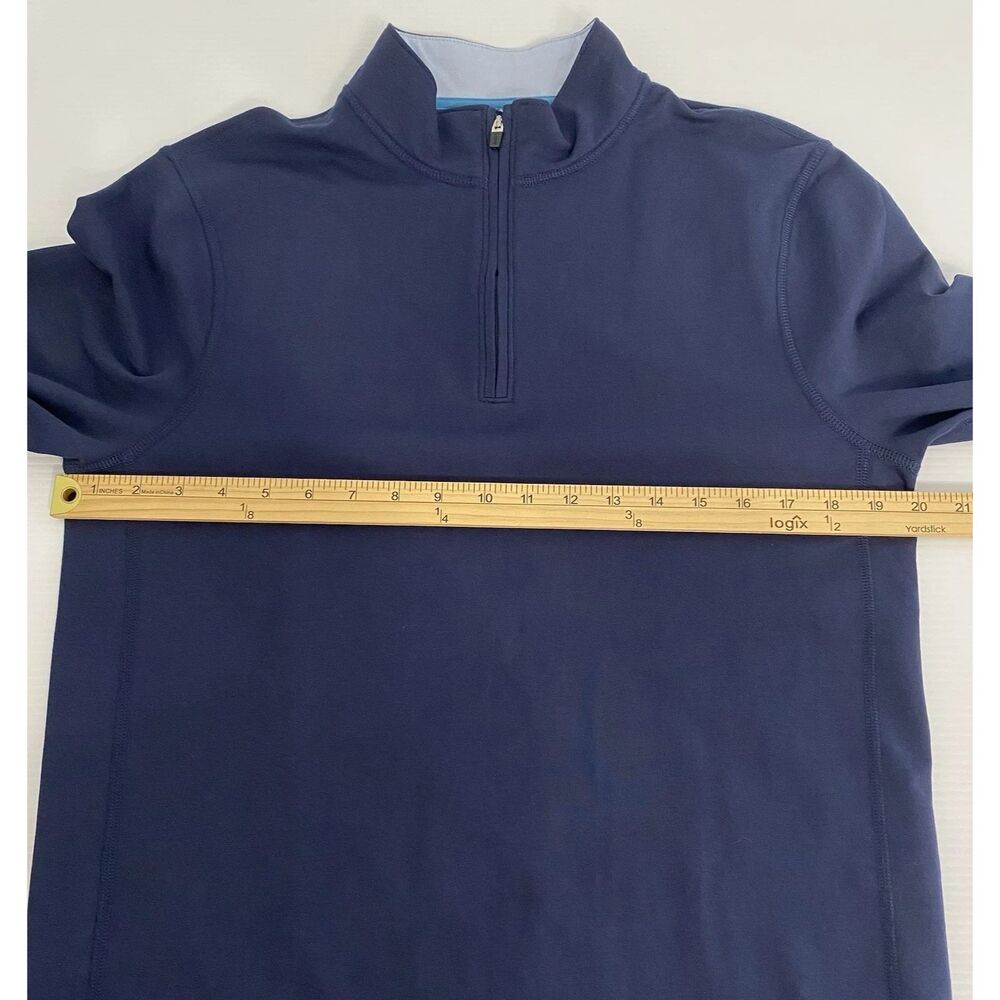 J Crew Performance Nwt Half Zip Pullover Navy Lon… - image 4